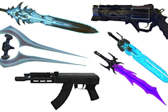 vrchat outfit, rigging vrchat accessories vrchat props vrchat weapon quest, pc
