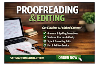 proofread and edit documents