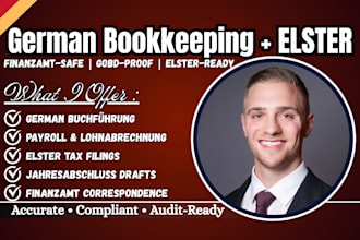 handle your german bookkeeping, payroll filings and tax returns via elster