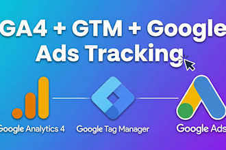 set up google tag manager, ga4, and ads conversion tracking