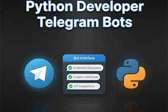 build a custom telegram bot for any need