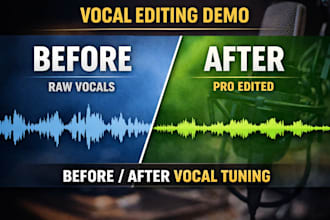 professionally tune and edit your vocals naturally