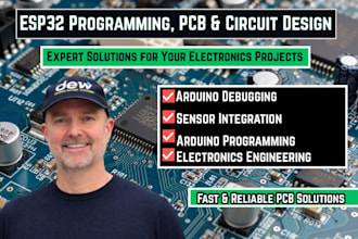 provide arduino coding, arduino programming ,esp32, pcb, circuit design