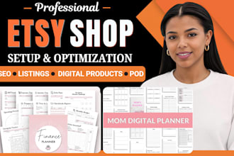 do etsy store setup, etsy digital product, etsy shop setup, etsy seo, etsy