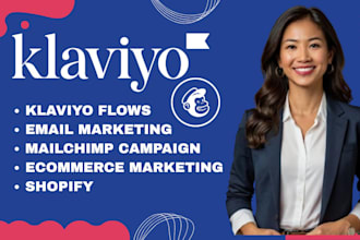 setup klaviyo ecommerce email marketing flows mailchimp email marketing