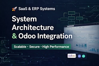 design scalable saas or erp systems with odoo integration