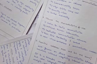 write rough notes into neat handwritten notes