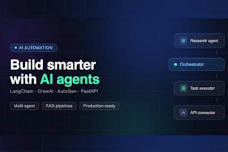 build a custom ai agent using langchain, crewai, or autogen