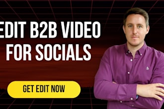 edit your raw b2b video into a linkedin marketing asset
