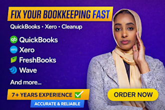 fix and organize your quickbooks or xero bookkeeping