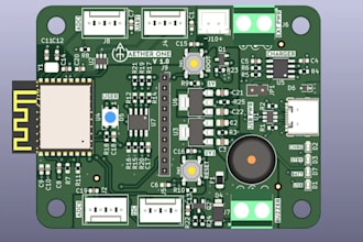 design esp32 s3s2 c3 mqtt custom pcb for usb ai audio camera and iot project