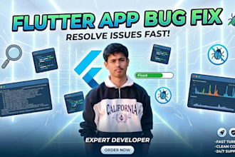 fix flutter bugs, crashes and errors in your app