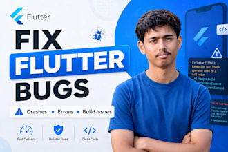fix flutter bugs, crashes and errors in your app