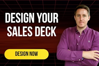 design b2b sales or pitch deck from your content