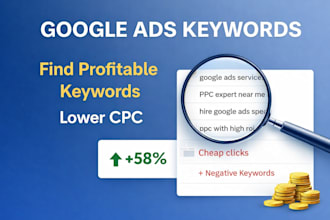 find, create profitable keywords for your google ads campaign