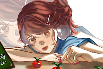 do commision art like oc, avatar both character and chibi