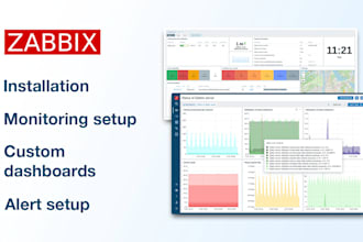 install zabbix and set up snmp or rest based monitoring