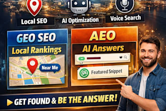 do GEO SEO and aeo to rank your business in google