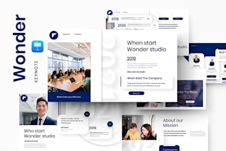 do redesign powerpoint presentation, morden corporate business canva slides