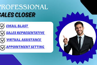 be your sales communicator linkedin leads  b2b lead sales agent email blast