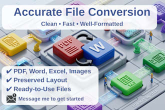 do accurate formatting and file conversion services