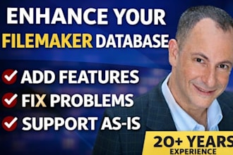 enhance, fix or customize your filemaker database