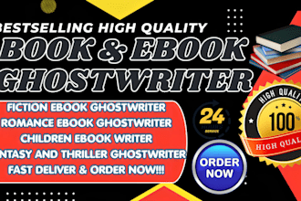 write a captivating fiction ebook writer, romance story science fiction novel