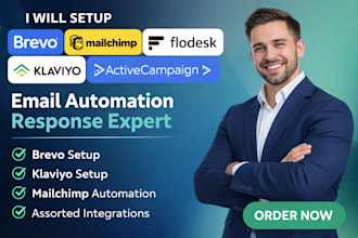 setup brevo mailchimp flodesk klaviyo activecampaign email automation expert