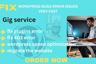 fix wordpress e commerce woocommerce shopify wizshop etsy fast error bugs coding