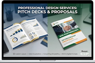design investor pitch deck, sponsorship proposal, sponsorship proposal deck