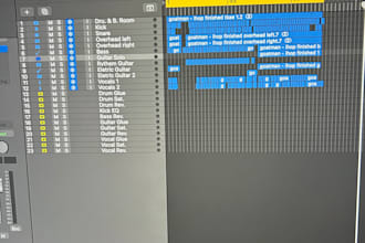 clean and organize your audio stems for a mix ready session
