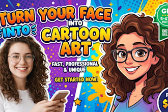turn your face into cartoon art