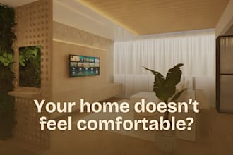 design a calm and cozy home interior