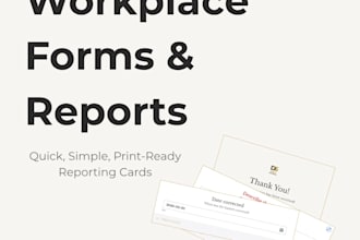 design card style digital workplace forms, templates, and reports