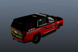 create custom liverys for personal vehicles or department fleets