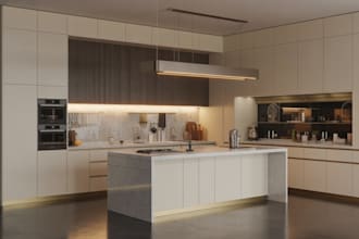 do kitchen remodel modular kitchen design photorealistic 3d rendering