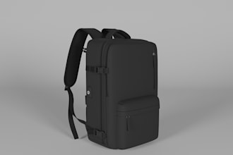 create realistic 3d models of bags, 3d backpack, purses and handbags modelling