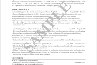 review and rewrite your resume