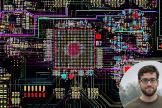 design custom pcb design in altium kicad eagle circuit design, schematic layout