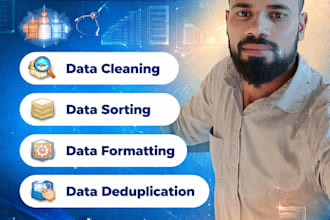 cleaning formatting sort and organise excel data