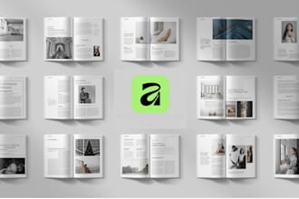 design business brochure book interior catelog affinity report affinity publishe