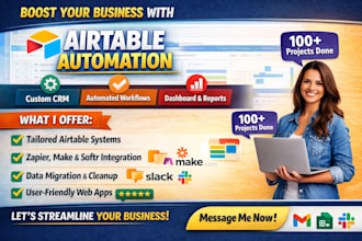 do airtable CRM setup, airtable consultant, airtable workflow automation, softr