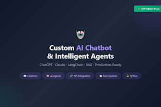 build a custom ai chatbot or agent using chatgpt or claude API