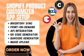 setup shopify product customizer teeinblue customily hulk customix customall app