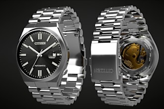 3d watch models and create stunning watch animations and for manufacturing