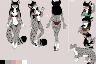 furry ref sheet anthro nsfw furry reference sheet fursona ref sheet for fursuits