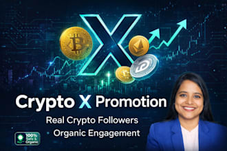 do crypto twitter promotion to grow real x followers and organic engagement