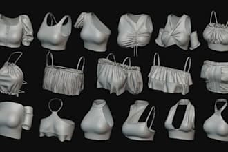 create 3d second life clothing mesh sansar peds sims fivem y2k fashion design