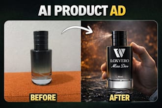 create realistic ai product ads, product photography and ecommerce visual