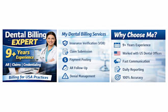 handle dental billing, credentialing, and denial management for your practice
